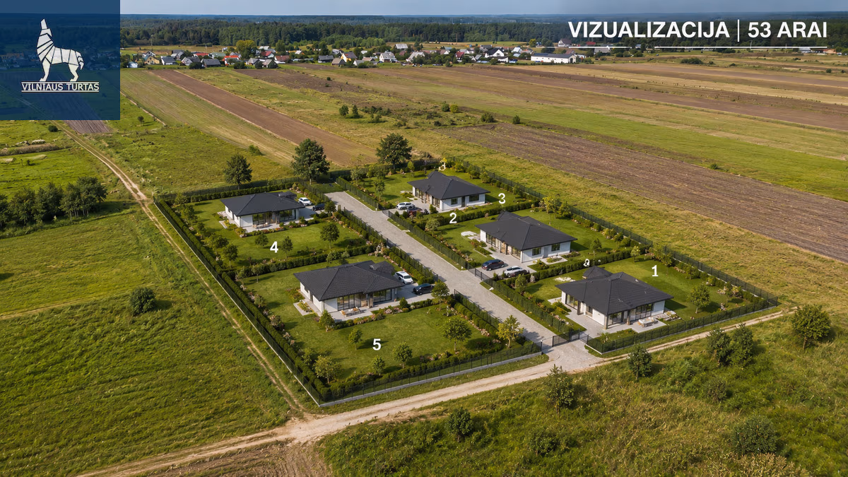 Parduodamas 53.43 a Sklypas Papiškių k.